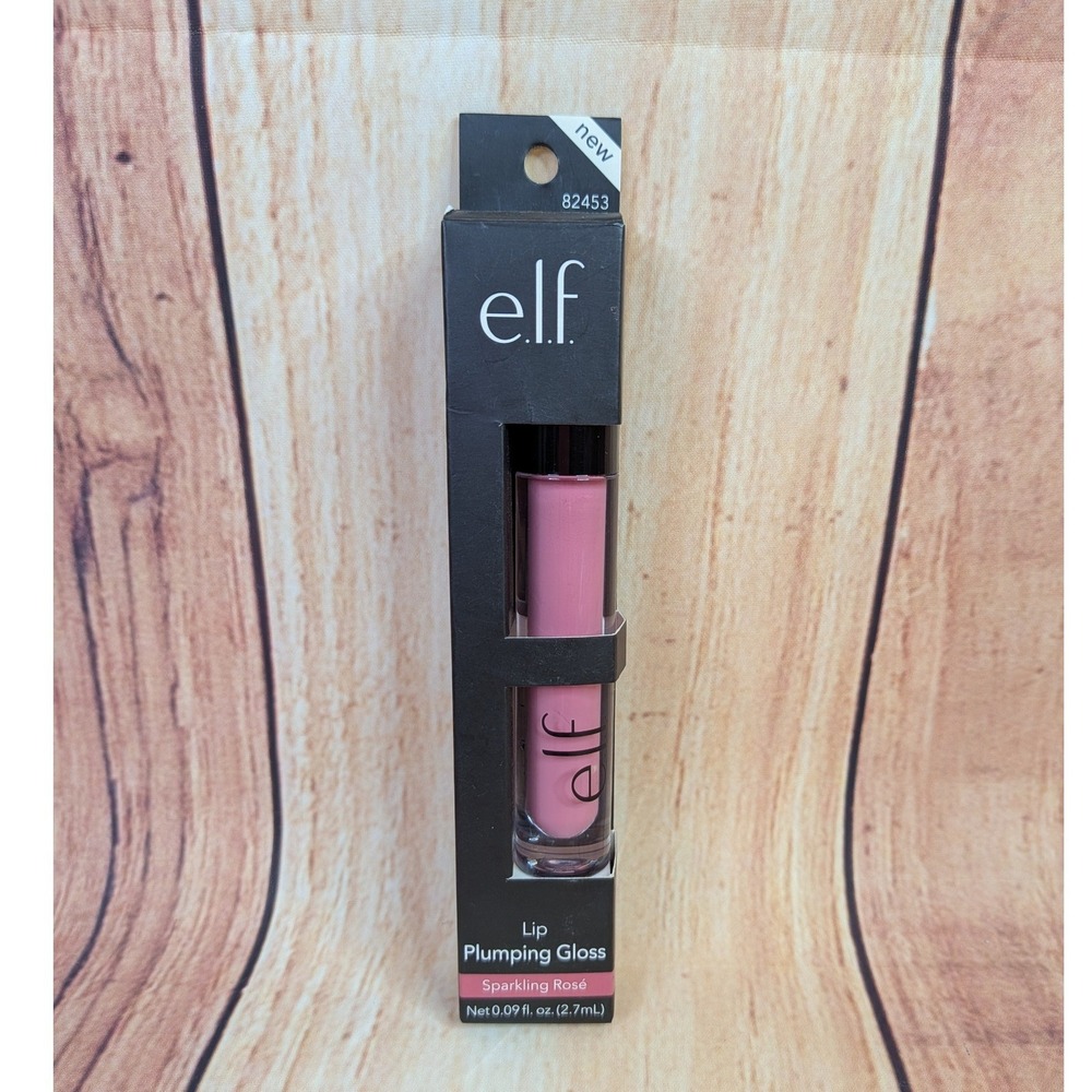ELF Lip Plumping Gloss Sparkling Rose 82453 High Shine Hydrating